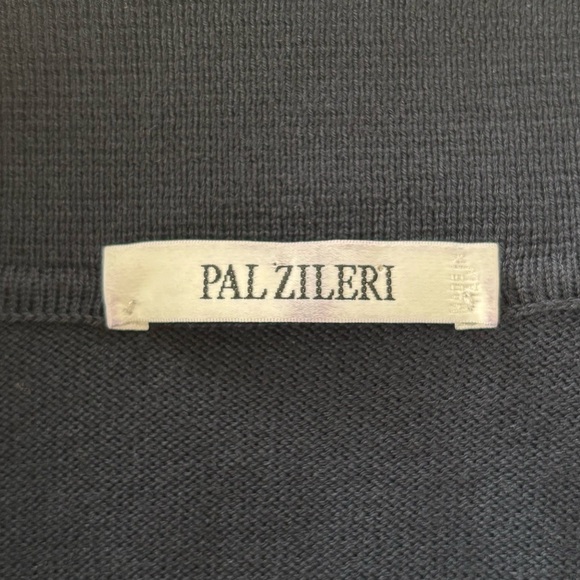 Pal Zileri Navy Long Sleeve Polo Shirt 100% cotton XXXL - Picture 5 of 10